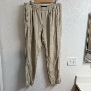 Abercrombie & Fitch Tan Loose Pants Size XL